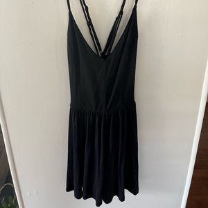 Black Strappy Romper